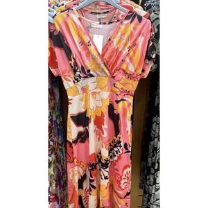 Seven Island Women Dress - Floral Print-Yellow - Size - S